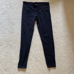 Tuff Athletics Black Leggings with Zipper Pocket